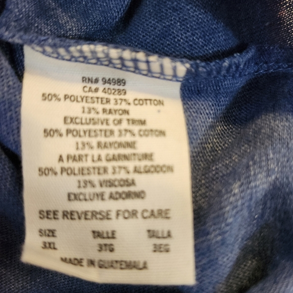 NWT Women's New York Mets Tank Top. Sz 3XL - Picture 5 of 6